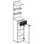 Gustavo kabinet TYPB+C  Dub Wellington/biely,4