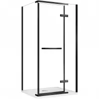 Sprchový kút Valentina Black 100/80/190