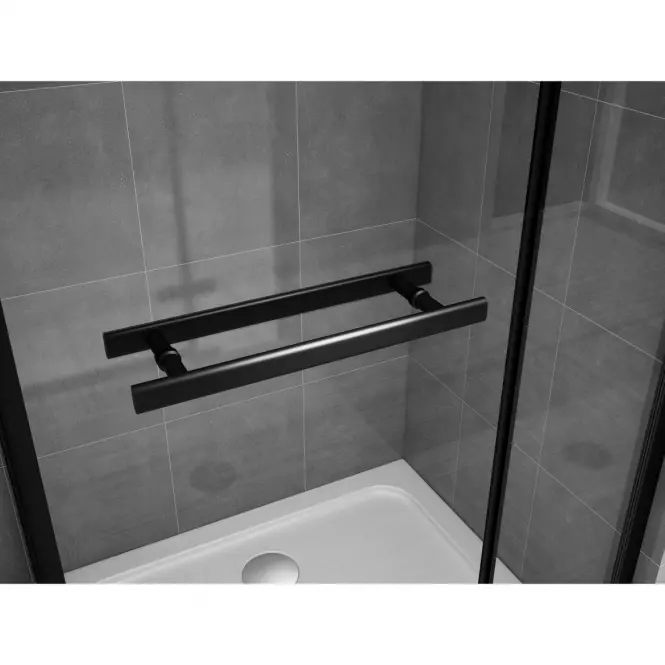 Sprchový kút Valentina Black 100/80/190,9