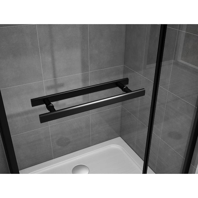 Sprchový kút Valentina Black 100/80/190,9
