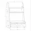 TV stolík Rack biely/čierny,2