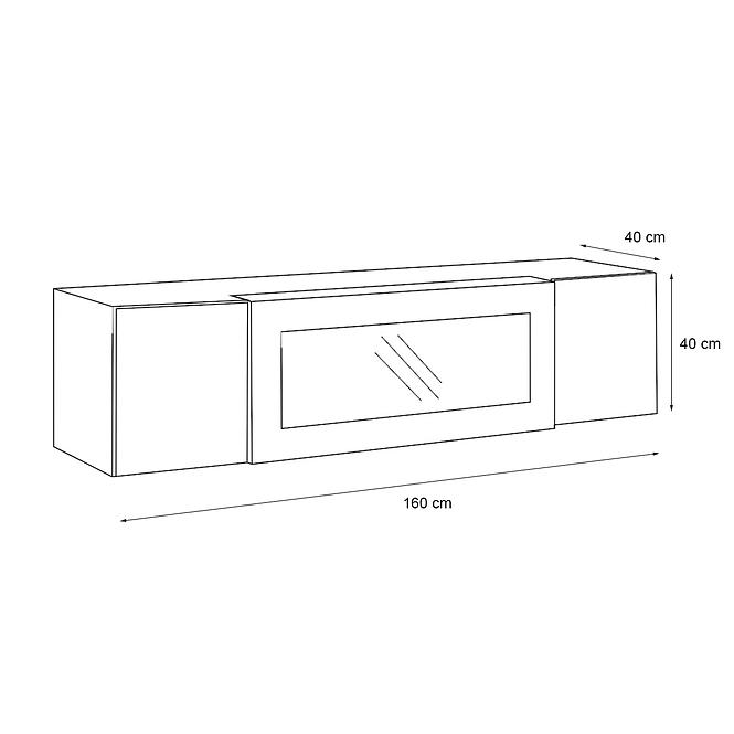 Komoda +Biokrb FLY SBK biely,3