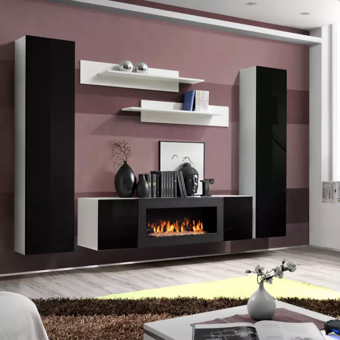 Komoda + Biokrb FLY SBK čierna/biela,5