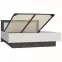 Posteľ Julietta 167 JLTL167-C289 s nádobou betón/biely lesk,3