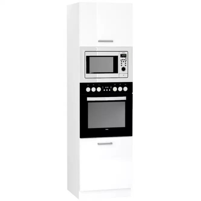 Kuchynská skrinka Vita D60 Pk Mv 2133 PL Biely lesk