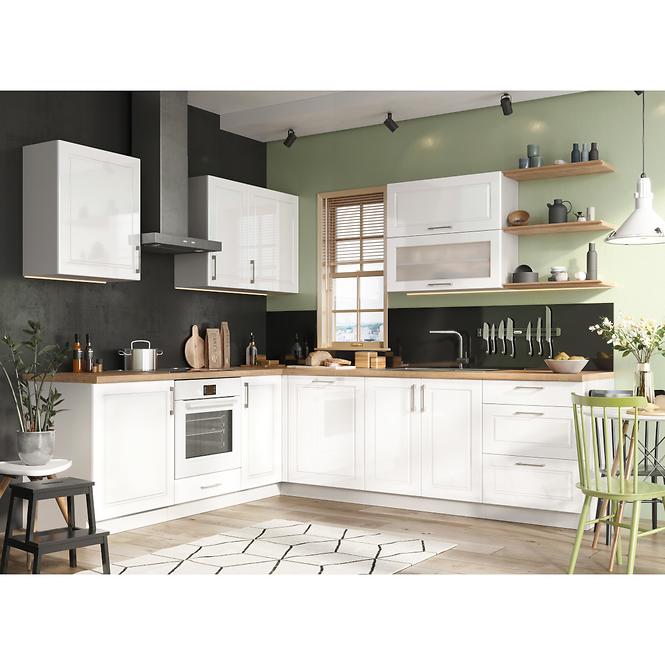 Kuchynská skrinka Natalia D60PC PL biely lesk