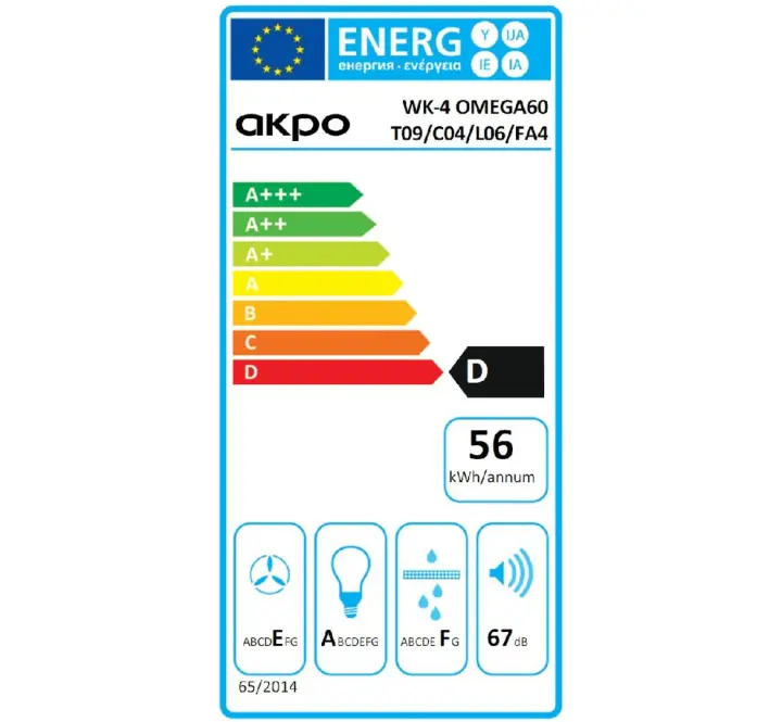Digestor WK-9 Omega PRO 60 čierna