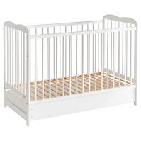 Postieľka Ala II Plus zásuvka biela