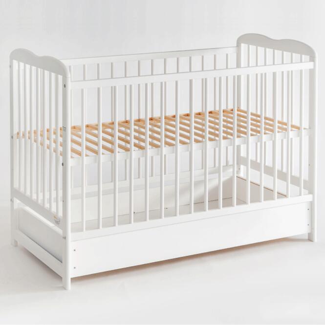 Postieľka Ala II Plus zásuvka biela