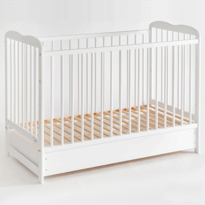 Postieľka Ala II Plus zásuvka biela