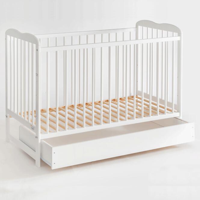 Postieľka Ala II Plus zásuvka biela