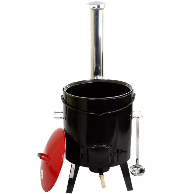 Poľovnícky kotlík s pecou 14l 11275