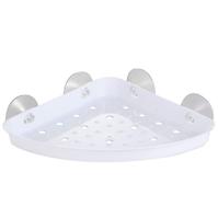 Košík PVC rohový na prísavky biely kn0500-wht