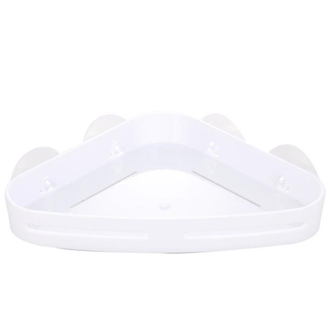 Košík PVC rohový na prísavky biely Yapi-kn-wht