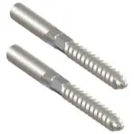 Skrutka dvojzávitová  80 mm M8x30 mm nehrdz. oceľ  Aisi304
