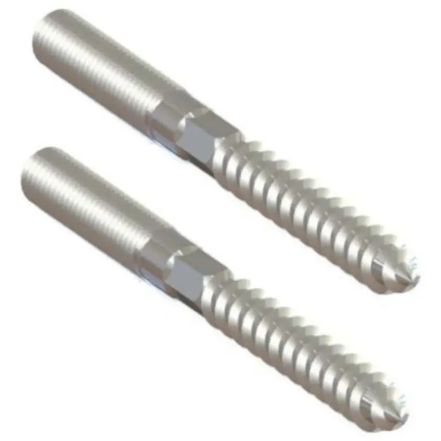 Skrutka dvojzávitová  80 mm M8x30 mm nehrdz. oceľ  Aisi304