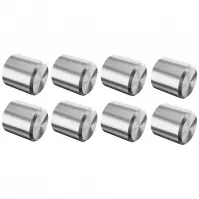 Koncový kryt z nehrdzavejúcej ocele 12 mm 8 ks aisi304
