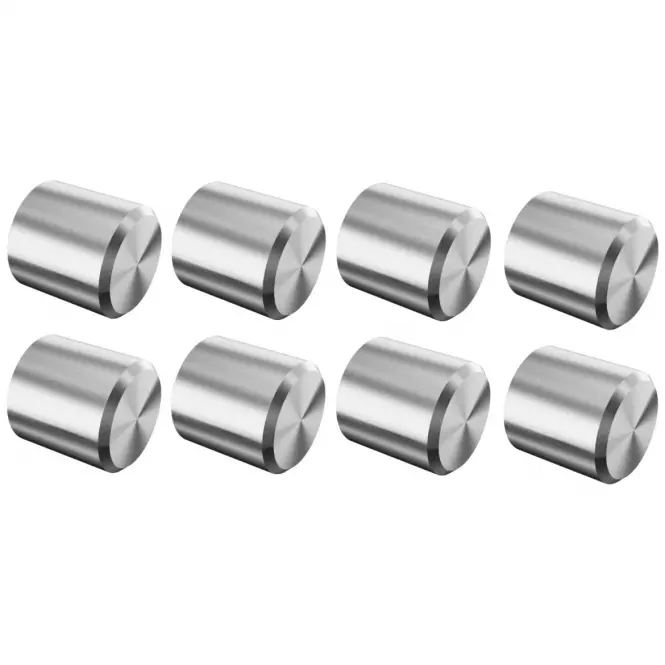 Koncový kryt z nehrdzavejúcej ocele 12 mm 8 ks aisi304