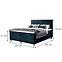 Posteľ Calipso IV 160x200 Monolith 77,4