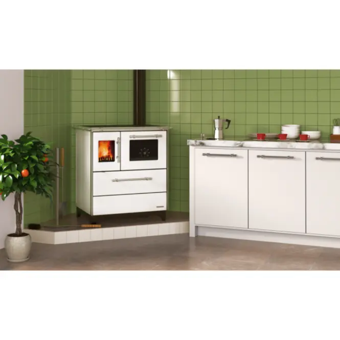 Kuchynské kachle Donna 70 5 kW pravé biela,8