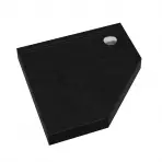 Päťuholníková vanička Espera Plus Aqm2698cst 90x90x12 čierna