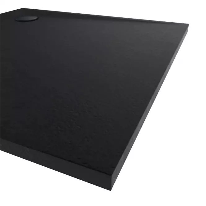 Rohová vanička AQM12460CST 80X80X3 čierna