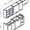 Kuchynská linka Natalia 180/240 biely lesk  BB                ,2