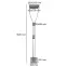 Stojanová lampa Hera LED AF-KM30C,9