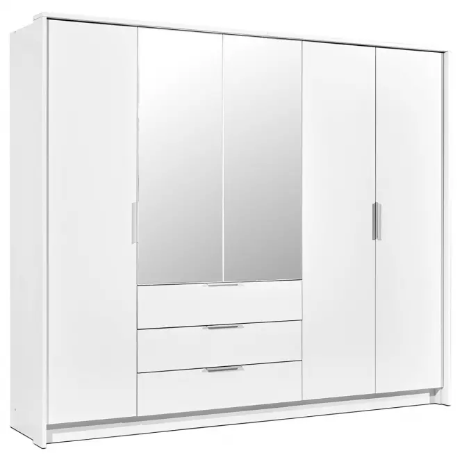 Skriňa Togo 255 biely/zrkadlo,3