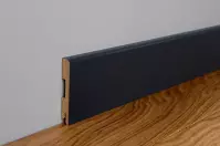 Podlahová lišta MDF FOGE LB1 100 čierna polomatná