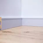 Podlahová lišta MDF FOGE LB2 100 biela polomatná