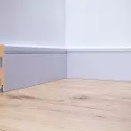 Podlahová lišta MDF FOGE LB2 120 biela polomatná