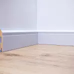Podlahová lišta MDF FOGE LB3 100 biela polomatná
