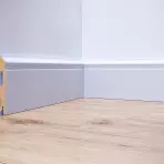 Podlahová lišta MDF FOGE LB3 120 biela polomatná