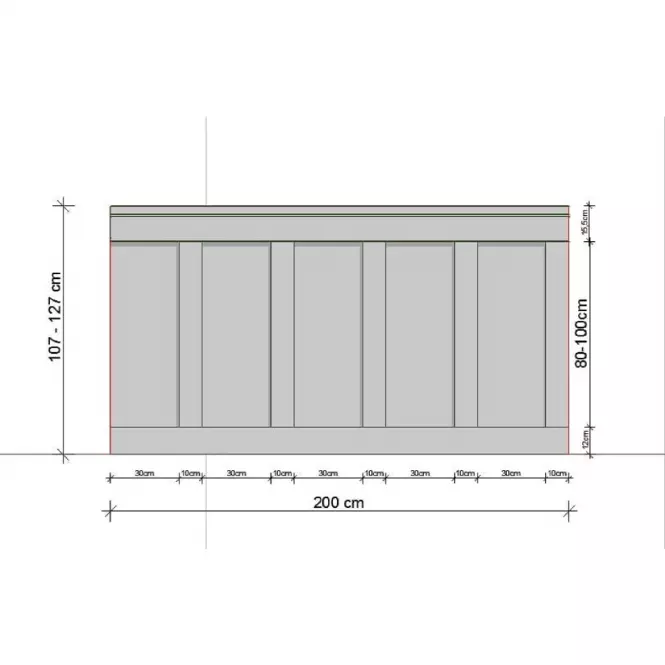 Anglické obloženie MDF MODERN,7