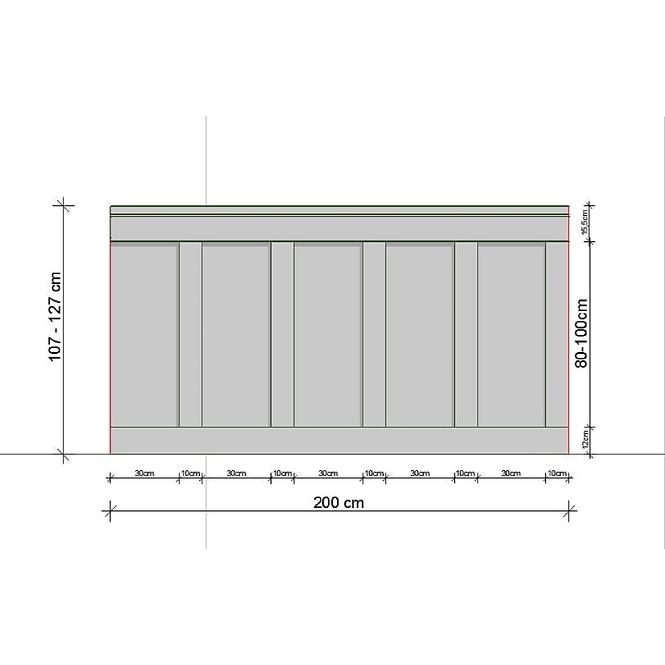 Anglické obloženie MDF MODERN,7