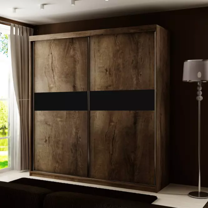 Skriňa Top 4 200 Tmavý popol