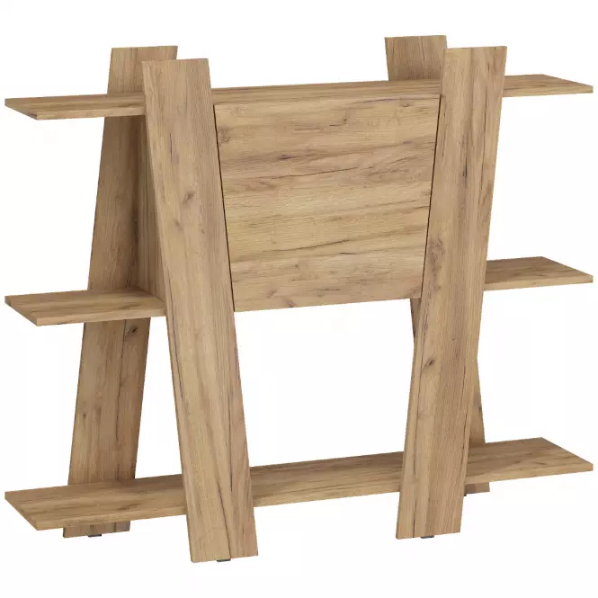 Regál Via 130-2D Craft Zlatý