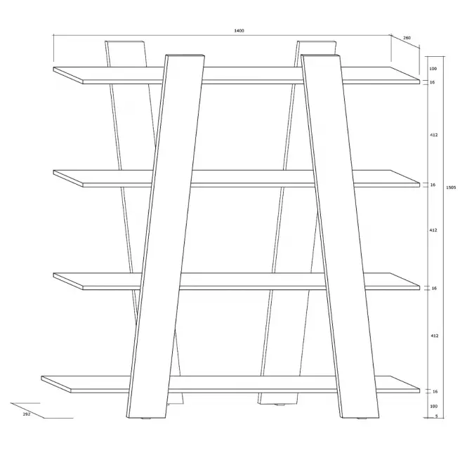 Regál Via 140 artisan