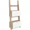 Regál Rack 80-2D sonoma/Biely lesk