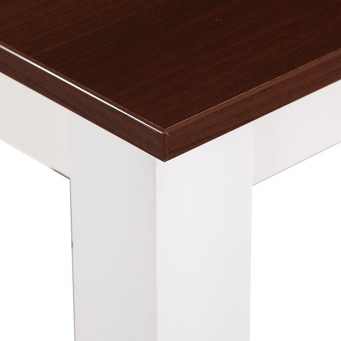 Stôl ST29 100X70 orech/biely