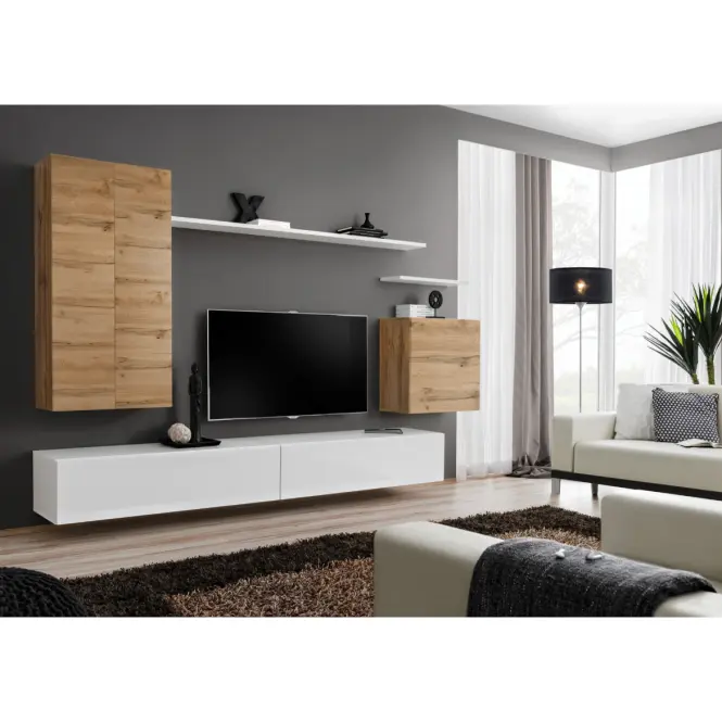 TV stolík závesný Switch SW2 biely,10