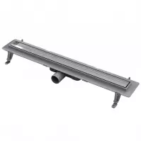 Odtokový žľab Reverzibilné Duplex Abs+Inox 800