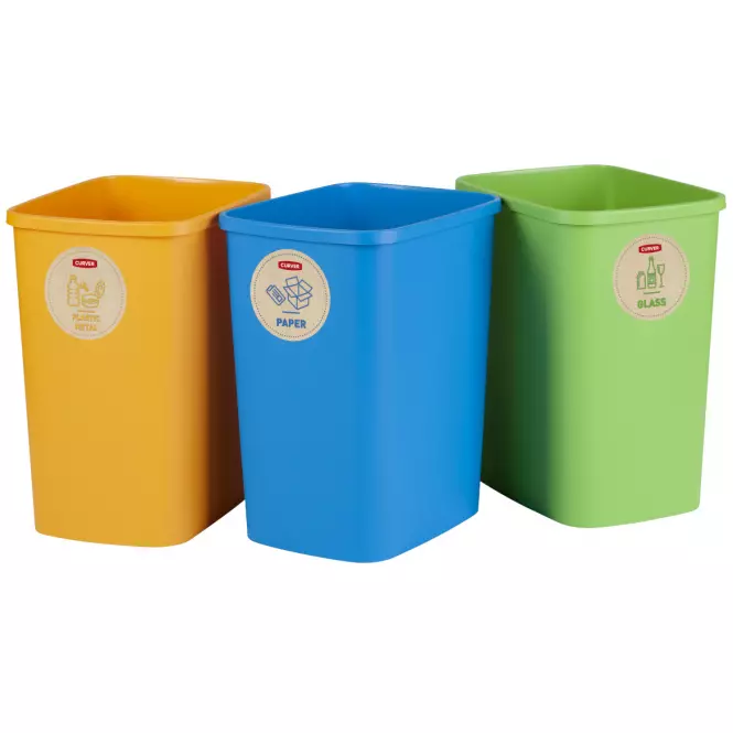 Súprava košov na triedenie odpadu 3x25l 249842,2