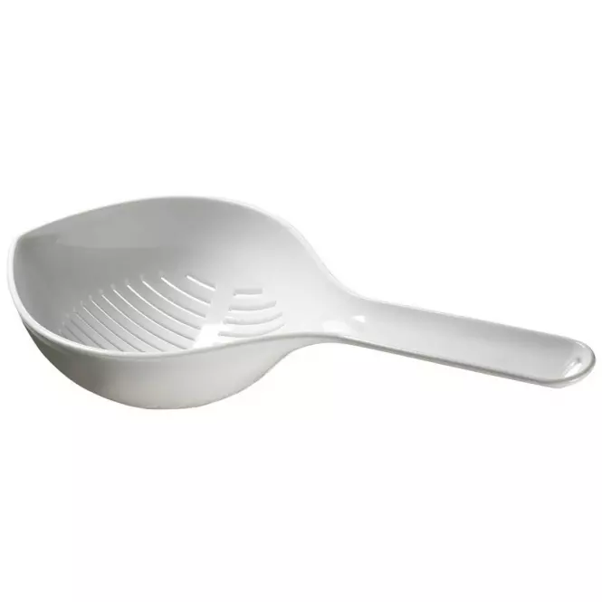 Cedidlo s rúčkou Essentials  221938 biele