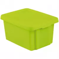 Dóza s vrchnákom Essentials 26l zelená