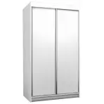 Skriňa s posuvnými dverami Top 25 100cm – biela, dvojdverová