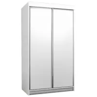 Skriňa s posuvnými dverami Top 25 100cm – biela, dvojdverová