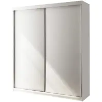 Skriňa s posuvnými dverami Top 25 150cm – biela, dvojdverová