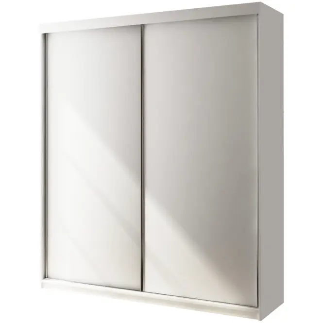 Skriňa s posuvnými dverami Top 25 150cm – biela, dvojdverová